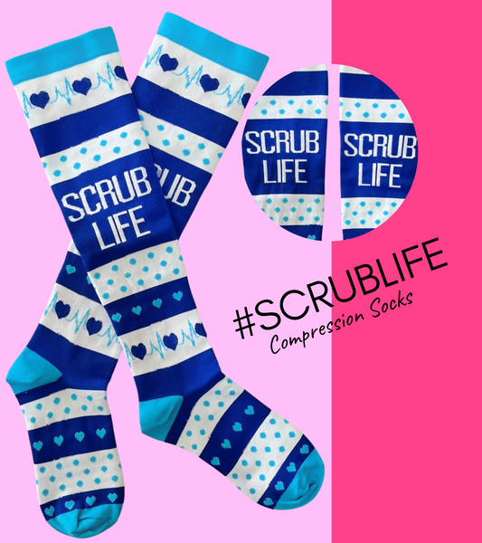 Scrub Life Compression Socks